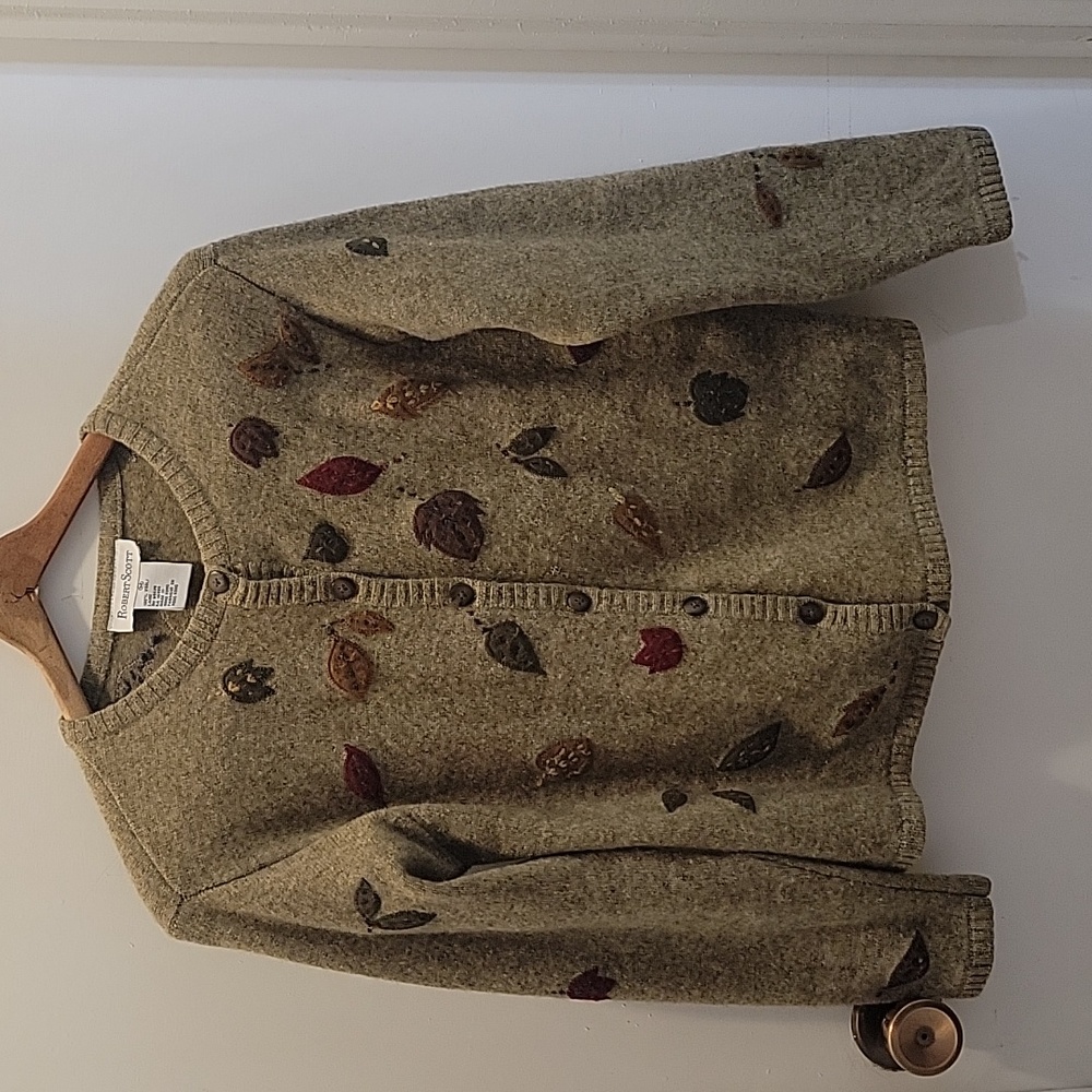 Robert Scott 100% Wool Fall Sweater